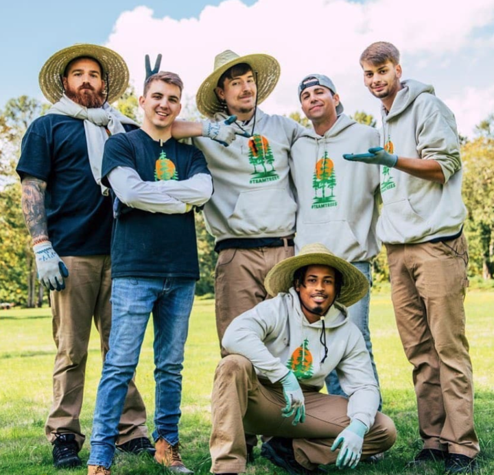 The #teamtrees crew